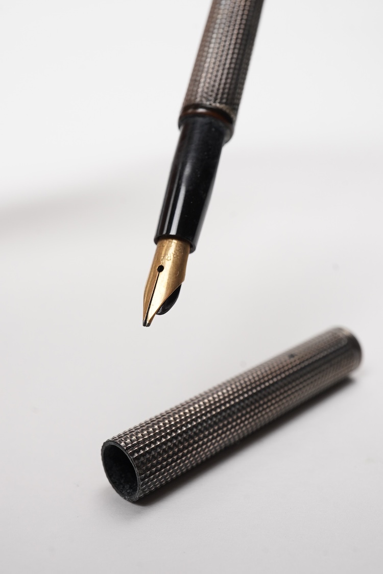 Waterman eyedroppers (2 no.) no's 402, and 0322 and another similar eyedropper, all with repairs